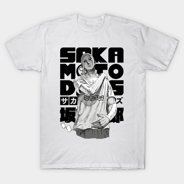Sakamoto days Taro Sakamoto T-Shirt by KokkaiBlack
